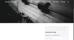 Desktop Screenshot of davidjimenezblog.com