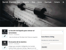 Tablet Screenshot of davidjimenezblog.com